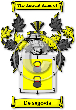 De segovia Family Crest Download (JPG) Legacy Series - 600 DPI